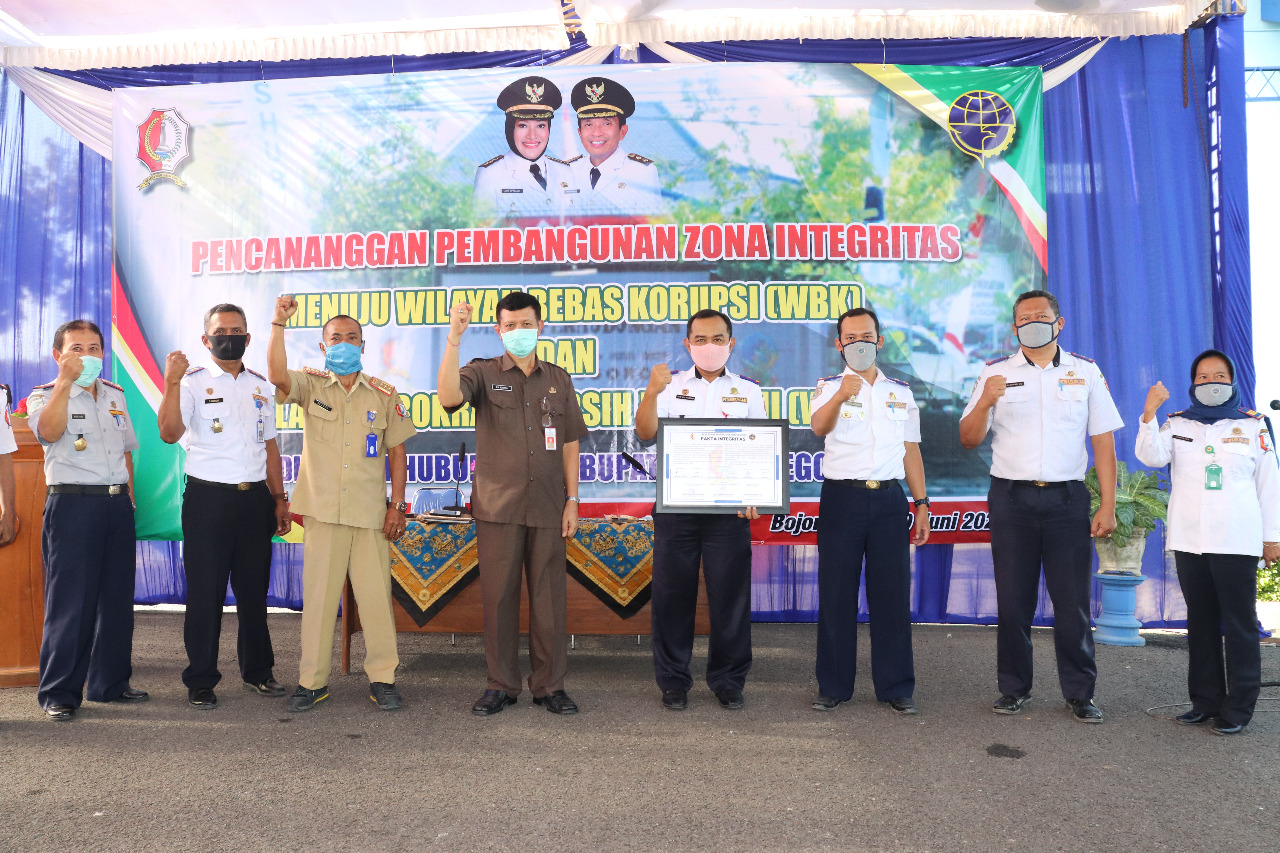 DINAS PERHUBUNGAN KABUPATEN BOJONEGORO CANANGKAN PEMBANGUNAN ZONA INTEGRITAS