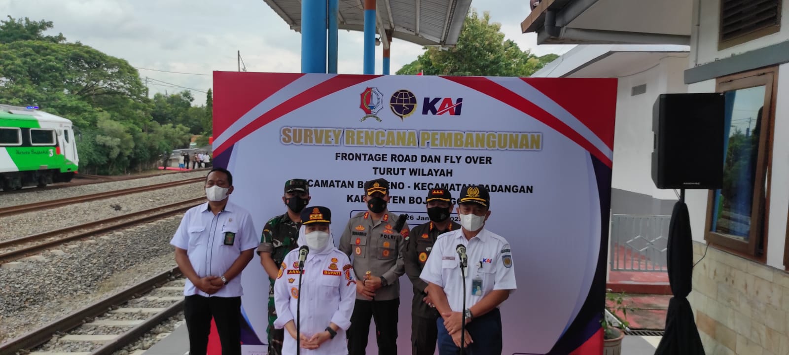 Survey Rencana Pembangunan Frontage Road dan Fly Over
