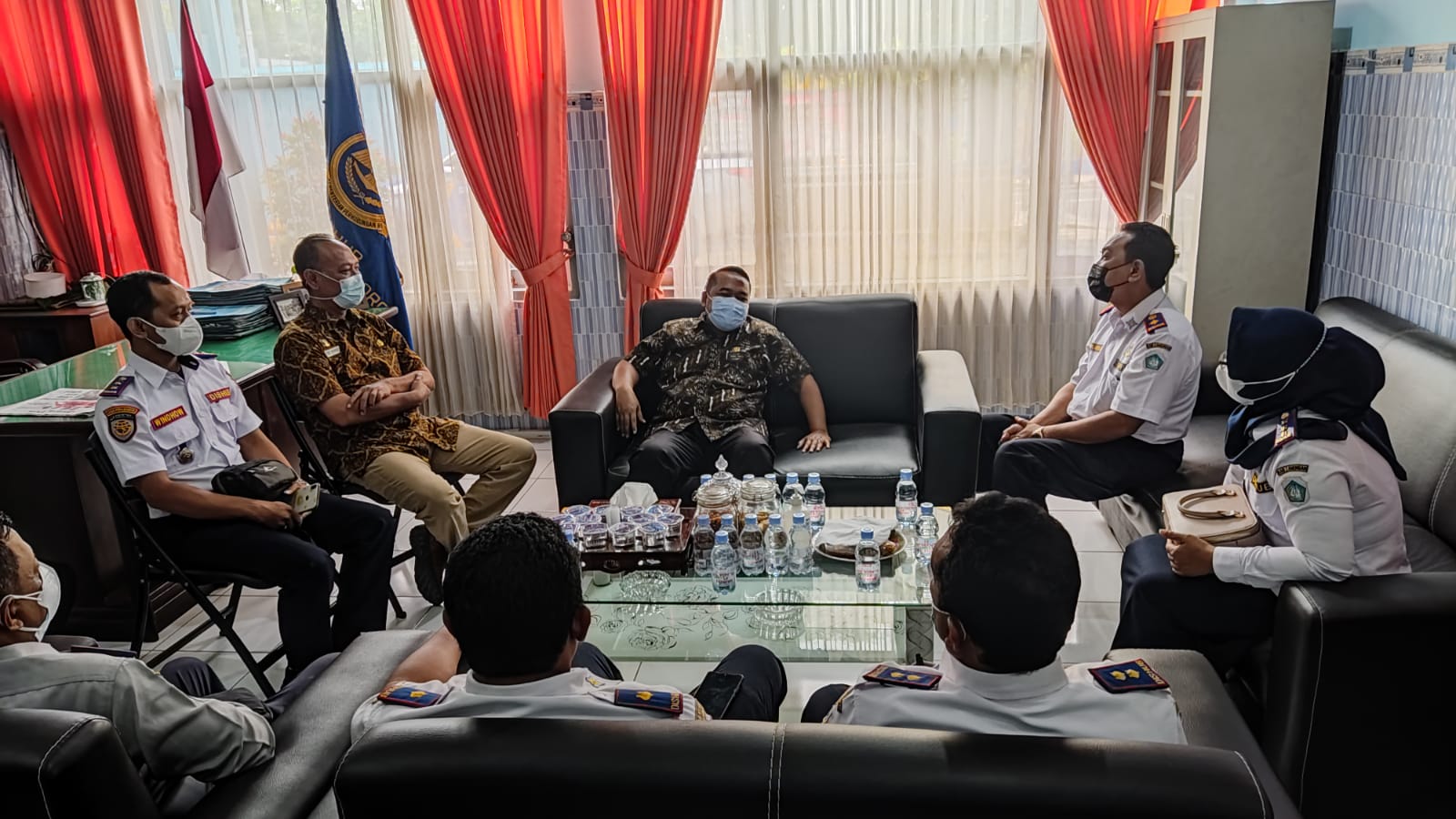 DISHUB BOJONEGORO MENERIMA KUNJUNGAN STUDI BANDING DARI DISHUB LAMONGAN