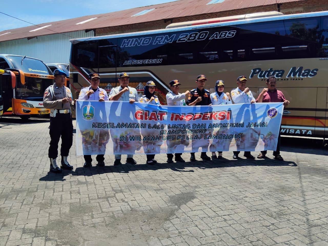 Pastikan Keselamatan Angkutan, Dishub Bojonegoro Ikuti Rampcheck