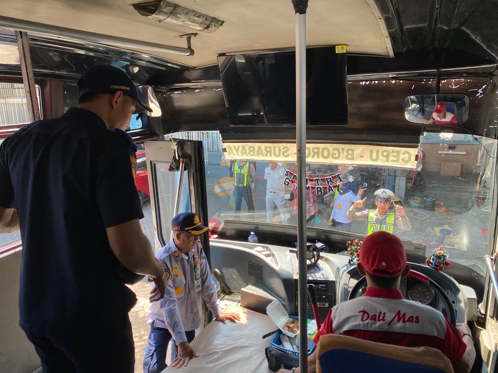 Sinergi Antarinstansi, Rampcheck Keselamatan Lalu Lintas dan Angkutan Jalan Digelar di Bojonegoro
