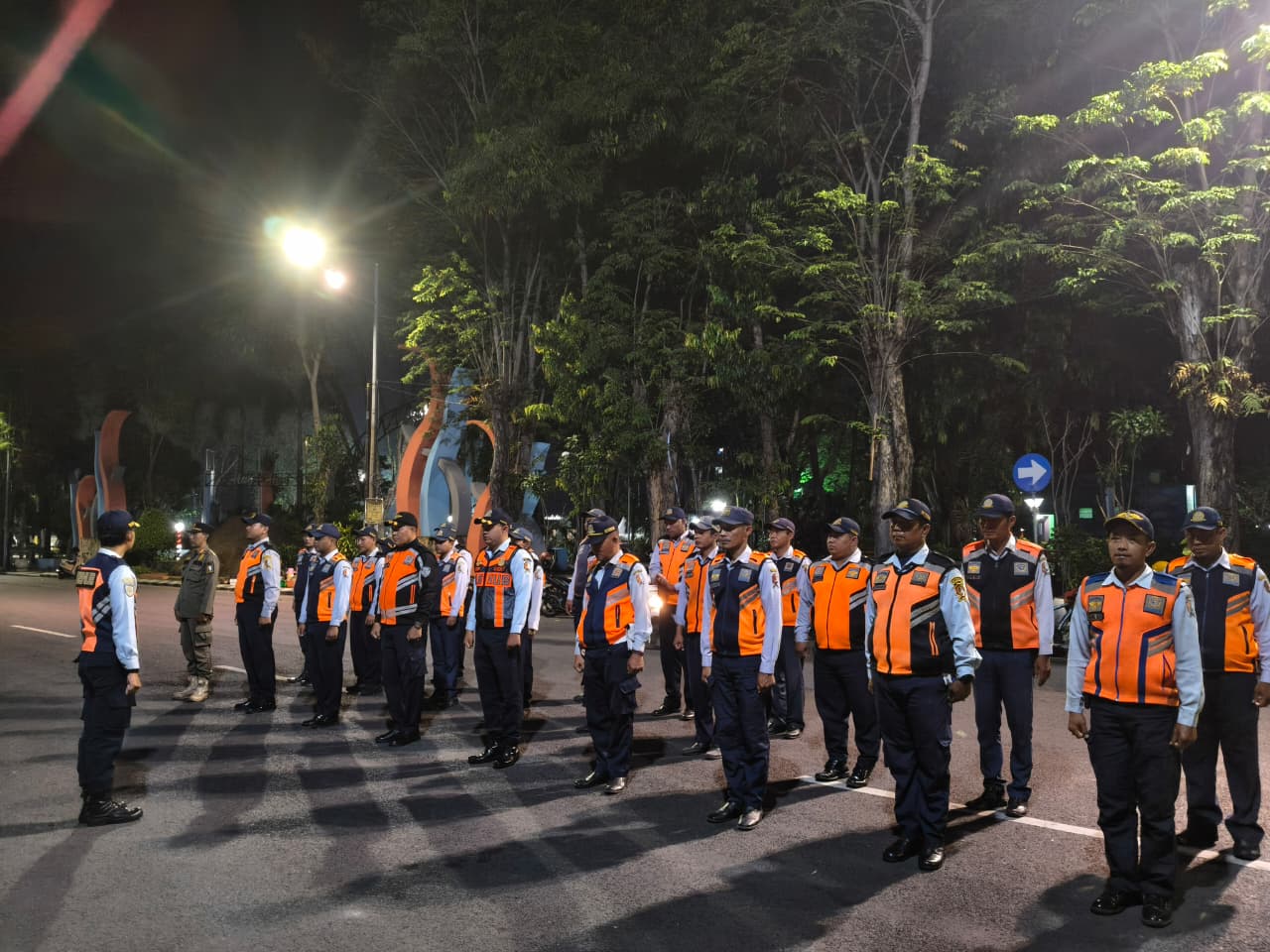 Dishub Bojonegoro Gelar Apel Kesiapan Petugas untuk Dukung Kelancaran CFD di Alun-Alun Bojonegoro