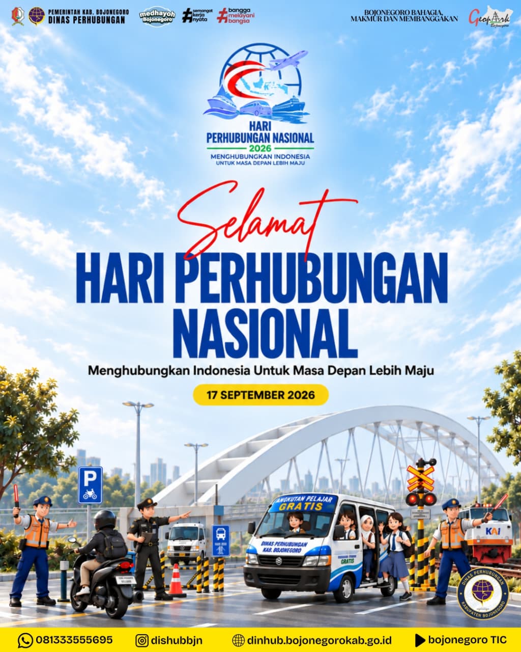 Peringati Harhubnas 2026, Komitmen Dishub Menghubungkan Indonesia Untuk Masa Depan Lebih Maju