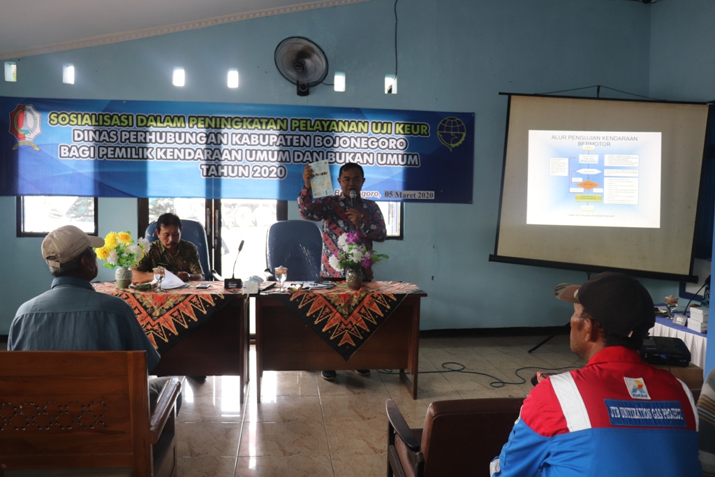 DISHUB SOSIALISASIKAN SMART CARD dan TARIF PENGUJIAN KENDARAAN BERMOTOR/ UJI KIR TAHUN 2020