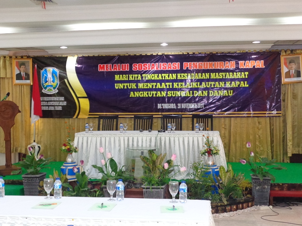 SOSIALISASI PENGUKURAN KAPAL TAHUN 2014