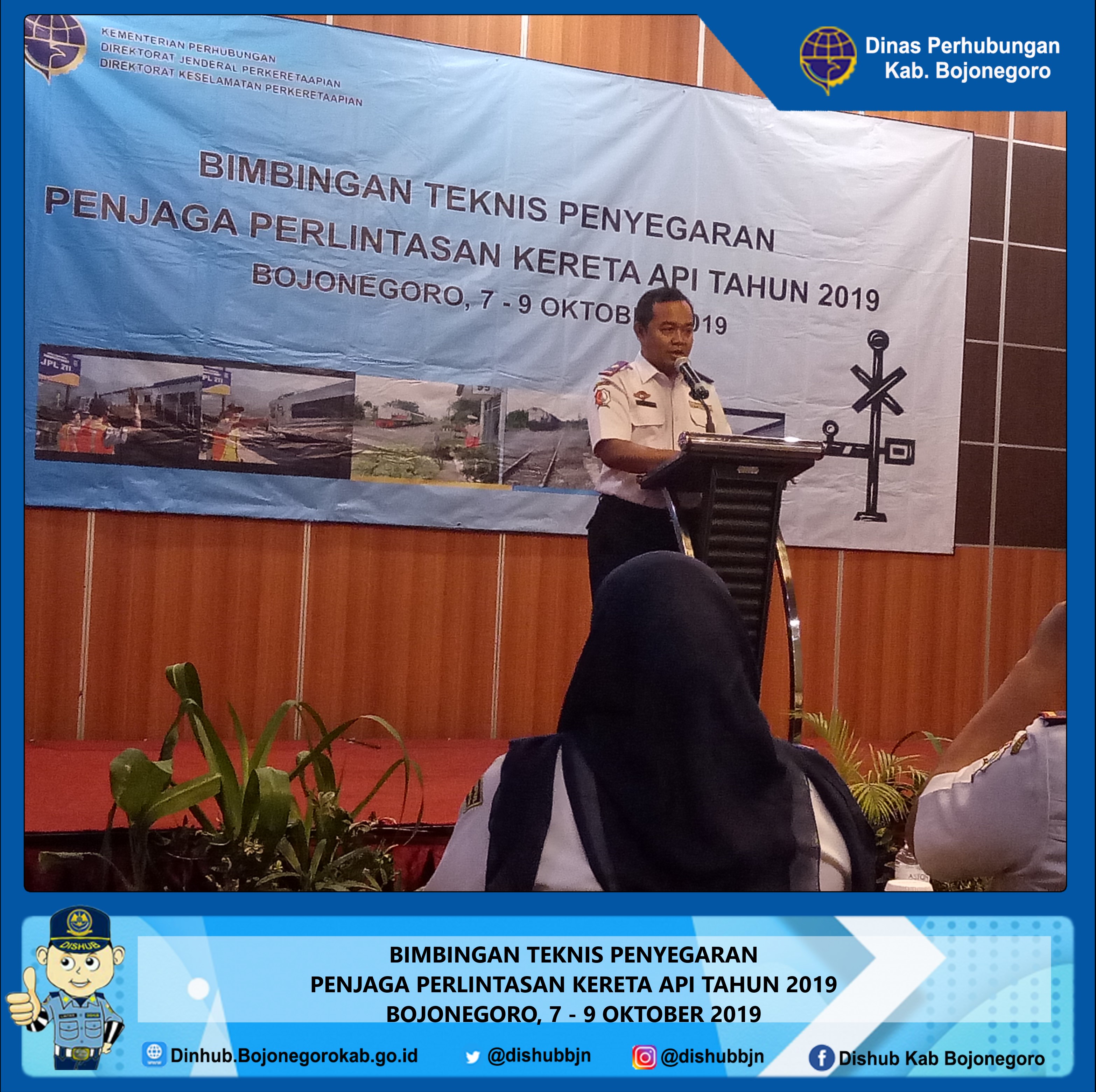 Bimbingan teknis penyegaran penjaga perlintasan ke